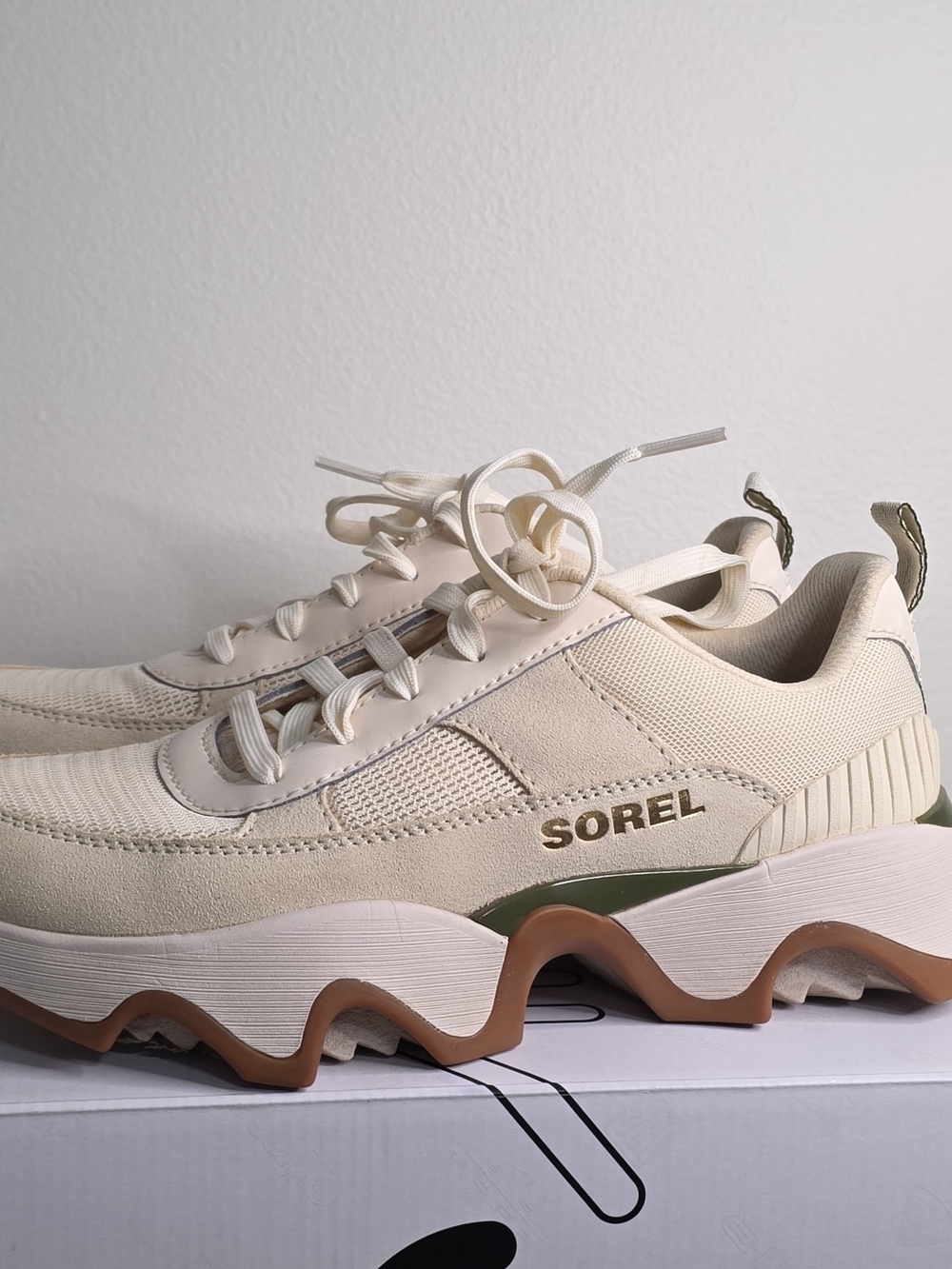Sorel Women's Cream Platform Sneaker